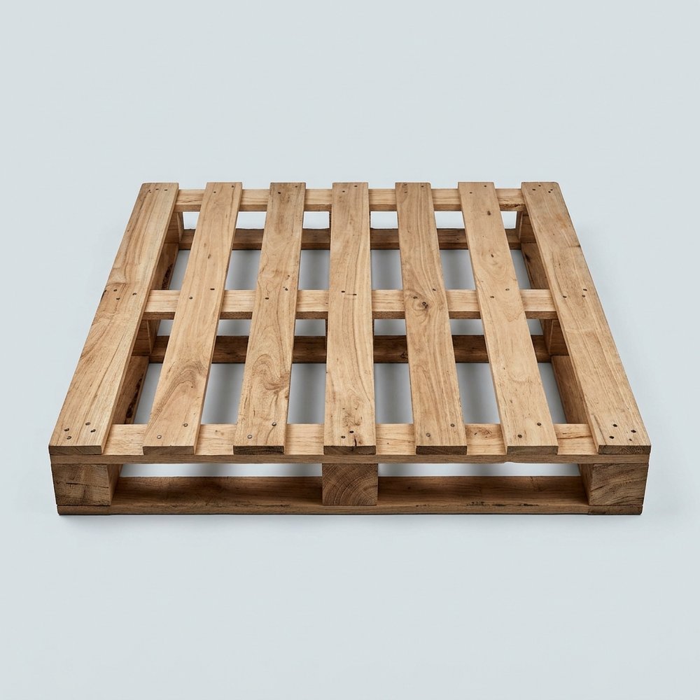 Classic stringer pallet — graded hardwood